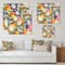 Designart - Blooming White and Orange Tulips VI - Traditional Canvas Wall Art Print